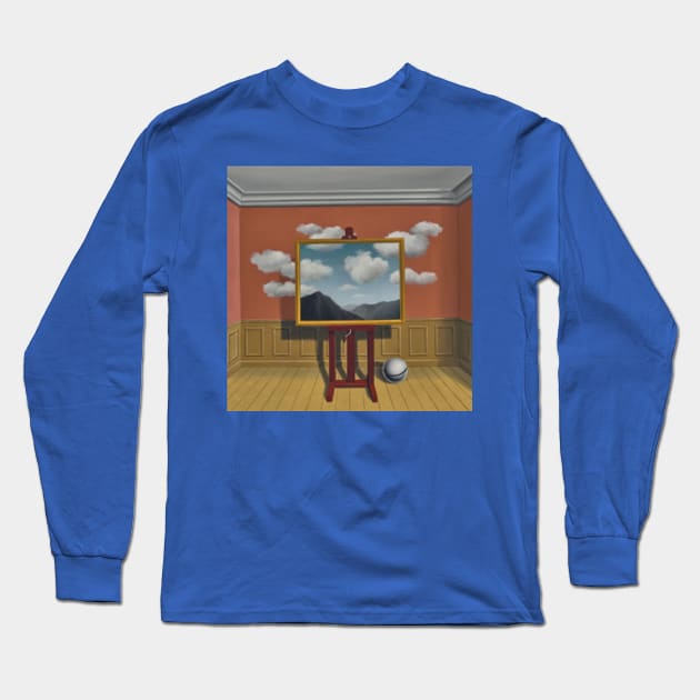 Rene Magritte Cloud in Room Long Sleeve T-Shirt by mgpeterson590